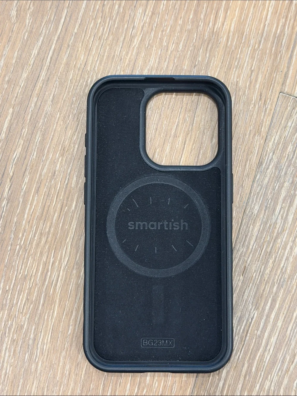 Smartish Gripmunk Black MagSafe-Compatible iPhone 15 Pro Case
